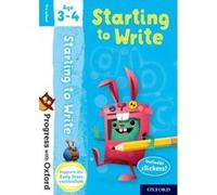 Progress with Oxford: Starting to Write Age 3-4 - [Version Originale] Inconnu (Auteur)