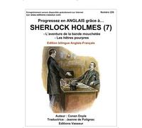 Progressez en Anglais grâce à Sherlock Holmes L'aventure de la bande mouchetée - Sir Arthur Conan Doyle - Vasseur - broché - Méthode de langue