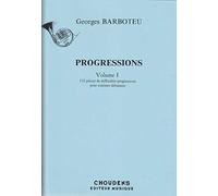 Partitions classique CHOUDENS BARBOTEU GEORGES - PROGRESSIONS VOL.1 - COR Cor