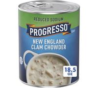 Progresso Chaudrée de palourdes de la Nouvelle-Angleterre, soupe en conserve à teneur réduite en sodium, 524,5 g