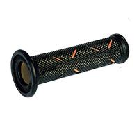 PROGRIP 717 Orange/Noir 122 mm Superbike Grip double densité
