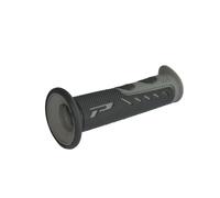 Progrip 725 Poignées Double Densité Grips Gomme Fermée Noir/Gris