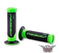 PROGRIP 732 pOIGNÉE dE gUIDON mOTO vERT uNIVERSELLE gRIFFGUMMIS nOIR 22 mM