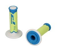 Progrip 788 Cross Triple Densité Poignées Bleu/Blanc/Jaune Néon
