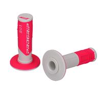 Progrip 801 Double Density Poignées Grips Gomme De Guidon Blanc/Neon Rose