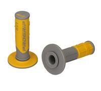 Progrip 801 Double Density Poignées Grips Gomme De Guidon Gris/Jaune