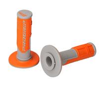 Progrip 801 Poignées Double Densité Grips Griffe Gomme De Guidon Gris/Orange