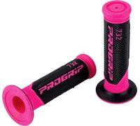 PROGRIP grip caoutchouc "732" Type : Route, Scooter, 2 com fuxia / noir