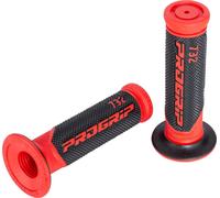 PROGRIP grip caoutchouc "732" Type : Route, Scooter, 2 com rouge / noir,