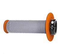 Progrip Poignées MX 708-293 Tout-terrain – Système Lock-On, densité simple – Orange/Gris