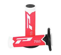 Progrip Poignées de guidon MX 788-216 – Triple densité – Blanc/Rouge/Noir 22 mm/125 mm
