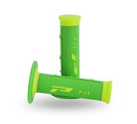 PROGRIP PG791 OFF ROAD (22+25MM, LONGUEUR 115MM) VERT FLUO/JAUNE (DEUX COMPOSANT