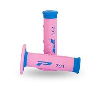 Progrip Poignées MX 791-388 - Double Densité - Bleu/Rose sans