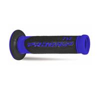 Progrip Revêtement de poignée ON ROAD 732 Double densité Open End Noir-Bleu 125 mm