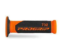 Coppia De Poignées Moto Scooter PROGRIP 732 Orange