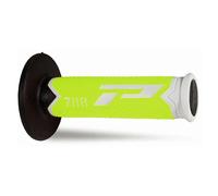 Progrip 788 Cross Triple Densité Poignées Grips Gomme Blanc/Jaune/Noir