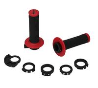 Progrip Pro Grip 708 Poignées Caoutchouc Poignées De Guidon Noir/Rouge