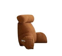 PROHEL Coussin Teddy Doux et Chaud de Lecture avec Appui-Tête pour la Lecture et la Télévision, Coussin de Soutien Lombaire avec Bras Souples, Support pour les Poignets, Housse Amovible et Lavable