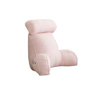 PROHEL Coussin Teddy Doux et Chaud de Lecture avec Appui-Tête pour la Lecture et la Télévision, Coussin de Soutien Lombaire avec Bras Souples, Support pour les Poignets, Housse Amovible et Lavable