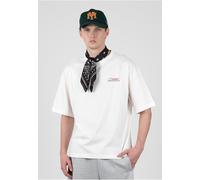 Prohibited T-Shirt 'Courtside Riviera' vert foncé / orange / noir / blanc cassé, Taille XS