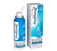 PROHINEL Spray Nasal Décongestionnant Eau de Mer Naturelle 100 ml - Flacon Spray Métal pour Adulte et Enfant Dès 3 Mois - Lavage et Soulagement du Nez Bouché ou Qui Coule - Lot de 2