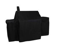 ProHome Direct Housse de Barbecue imperméable et résistante pour Barbecue Char-Griller 2121, 2123 et fumoirs Char-Griller avec Foyer latéral, Noir