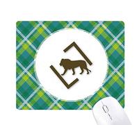 proies centre roi lion réseaux verte grille pixel tapis de souris