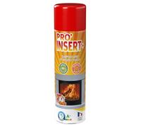 PRO'INSERT+ - Nettoyant surpuissant et respectueux - Efficacité prouvée en 5 min - Spécial vitres d'insert et grills - Certifié Air Label Score A+ - Fabriqué en France - 500ml