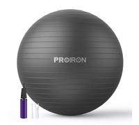PROIRON Ballon Grossesse 75CM Swiss Ball Ballon Pilates Balles d'exercices Fitness Très épais, Ballon de Gym avec Pompe Rapide avec modèle d’Action, Anti-éclatement et Anti-dérapant Yoga Ball