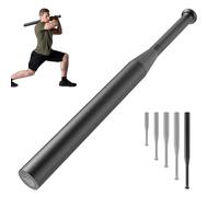 PROIRON Clubbell Barre d'Exercice Cloches en Fonte - Poids de 25kg,Noir