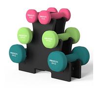 PROIRON haltere en Neoprene,Haltères,1+2+3kg,2 in 1,Muscles Fitness,néoprène Haltères