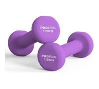 PROIRON haltere en Neoprene,Haltères,1,5KG,2 in 1,Muscles Fitness,néoprène Haltères