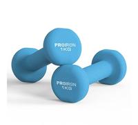 PROIRON haltere en Neoprene,Haltères,1KG,2 in 1,Muscles Fitness,néoprène Haltères