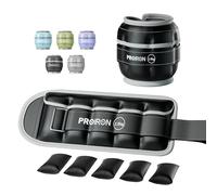 PROIRON Lot of 2 PU Poids pour Cheville Réglables 0.5-2.5kg Poids réglable à la Cheville pour Remise en Forme, Exercice, Marche, Jogging