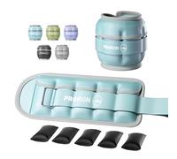 PROIRON Lot of 2 PU Poids pour Cheville Réglables 0.5-2.5kg Poids réglable à la Cheville pour Remise en Forme, Exercice, Marche, Jogging