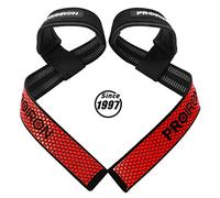 PROIRON Sangles de Fitness et Musculation Halérophilie Bandes Straps Rembourrées Support de Poignet Lifting Straps Extra-Longues Sangles de Gymnastique Crossfit