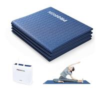 PROIRON Tapis de Yoga Antidérapant Pliable 4mm Tapi Sport Pliabl pour Exercice, Fitness, Pilates, Gymnastique 183 x 61cm,Bleu