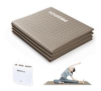 PROIRON Tapis de Yoga Antidérapant Pliable 4mm Tapi Sport Pliabl pour Exercice, Fitness, Pilates, Gymnastique 183 x 61cm,Marron