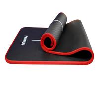 PROIRON Tapis de Yoga Epais 10MM, Antidérapant Tapis d'exercice Fitness, Tapis de Gymnastique pour Yoga Pilates Gym Exercices Sport Camping Voyage, en Mousse NBR/respecte la Peau, Noir