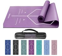 PROIRON Tapis Yoga antidérapant Tapis de Sport Tapis d'exercice pour la Salle de Sport à la Maison avec Sangle de Transport - 1730 mm x 610 mm x 4 mm