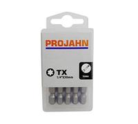 PROJAHN 2834-10 1/4" 50 mm T25 TX Bit Box - Argent (10 pièces)