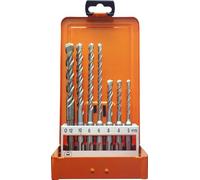 Projahn 83300 Ensemble de 7 mèches avec étui pour marteau perforateur 5-12 mm