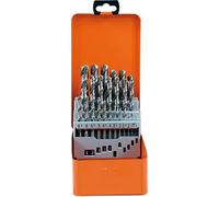 Projahn Eco 60375 Coffret de 25 forets en acier rapide HSS-G Ø 1-13 mm par 0,5 mm