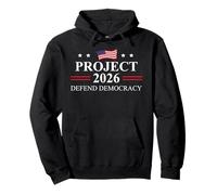 Project 2026 Defend Democracy Protest Sign Fight Oligarchy Sweat à Capuche