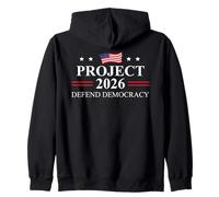 Project 2026 Defend Democracy Protest Sign Fight Oligarchy Sweat à Capuche