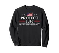 Project 2026 Defend Democracy Protest Sign Fight Oligarchy Sweatshirt