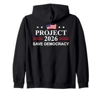 Project 2026 Save Democracy Defend Protest Fight Oligarchy Sweat à Capuche