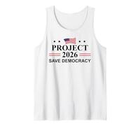 Project 2026 Save Democracy No Kings Protest Fight Oligarchy Débardeur