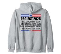 Project 2026 Sign Make Lying Wrong Again Make America Think Sweat à Capuche