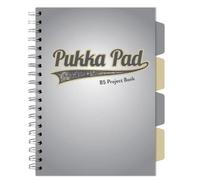 Project Book Grey B5/100K gris quadrillé (3pc)